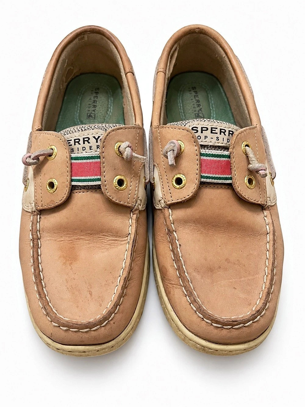 Sperry Top-Sider Women’s 7.5 Tan Leather Boat
